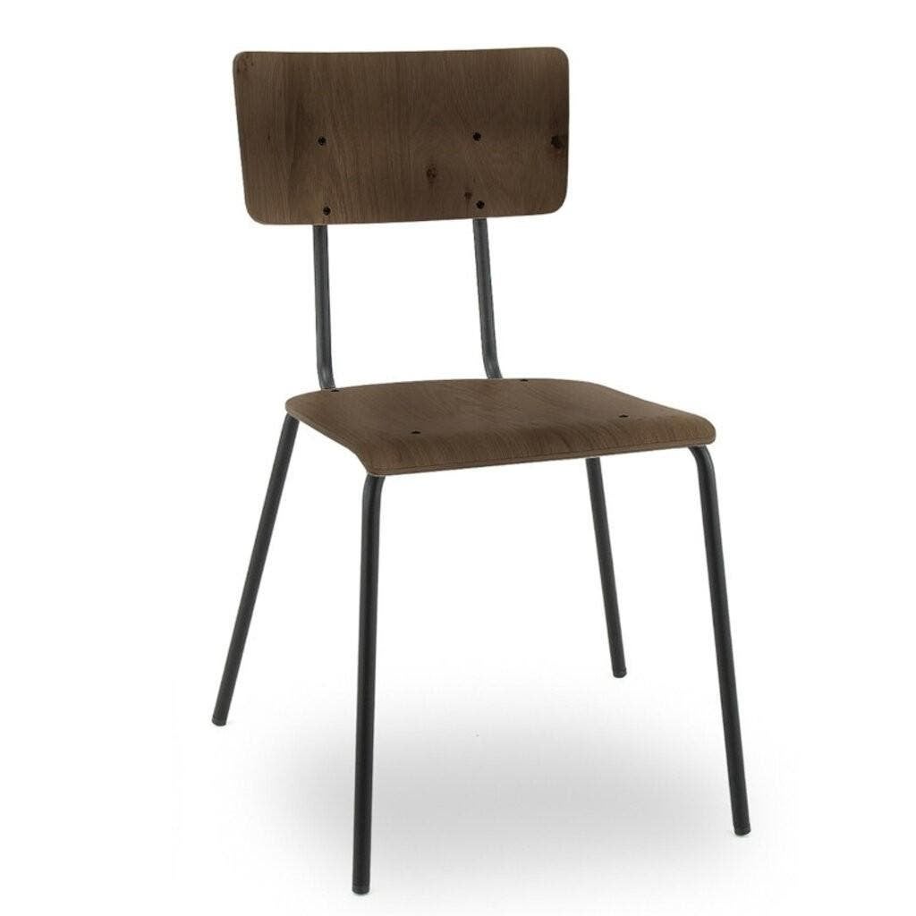 MN Kantinestoel Vintage, Overige kleuren, Nieuw, Ophalen of Verzenden, Vijf, Zes of meer stoelen