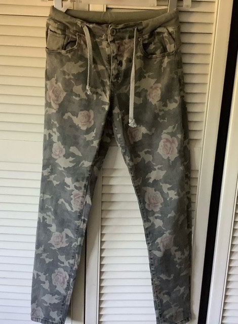 Mooie kaki broek, maat 36 - Hand Work Denim, Hand work denim, Ophalen of Verzenden, Zo goed als nieuw, Maat 36 (S)