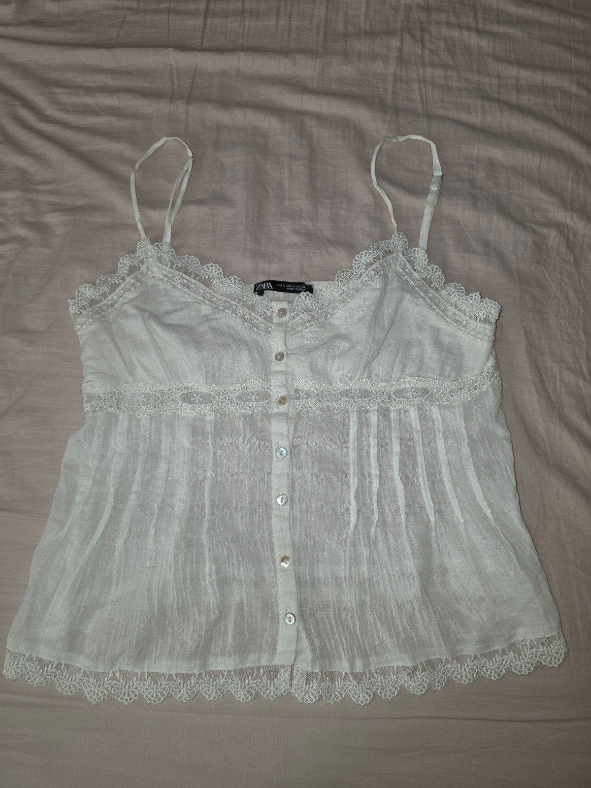 Zara vest en top, zo goed als nieuw, maat S, Zara, Ophalen of Verzenden, Zo goed als nieuw, Maat 36 (S)