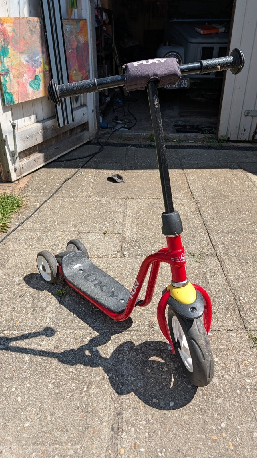 Puky step voor kinderen - rood, Fietsen en Brommers, Ophalen of Verzenden, Gebruikt, Gewone step, Puky