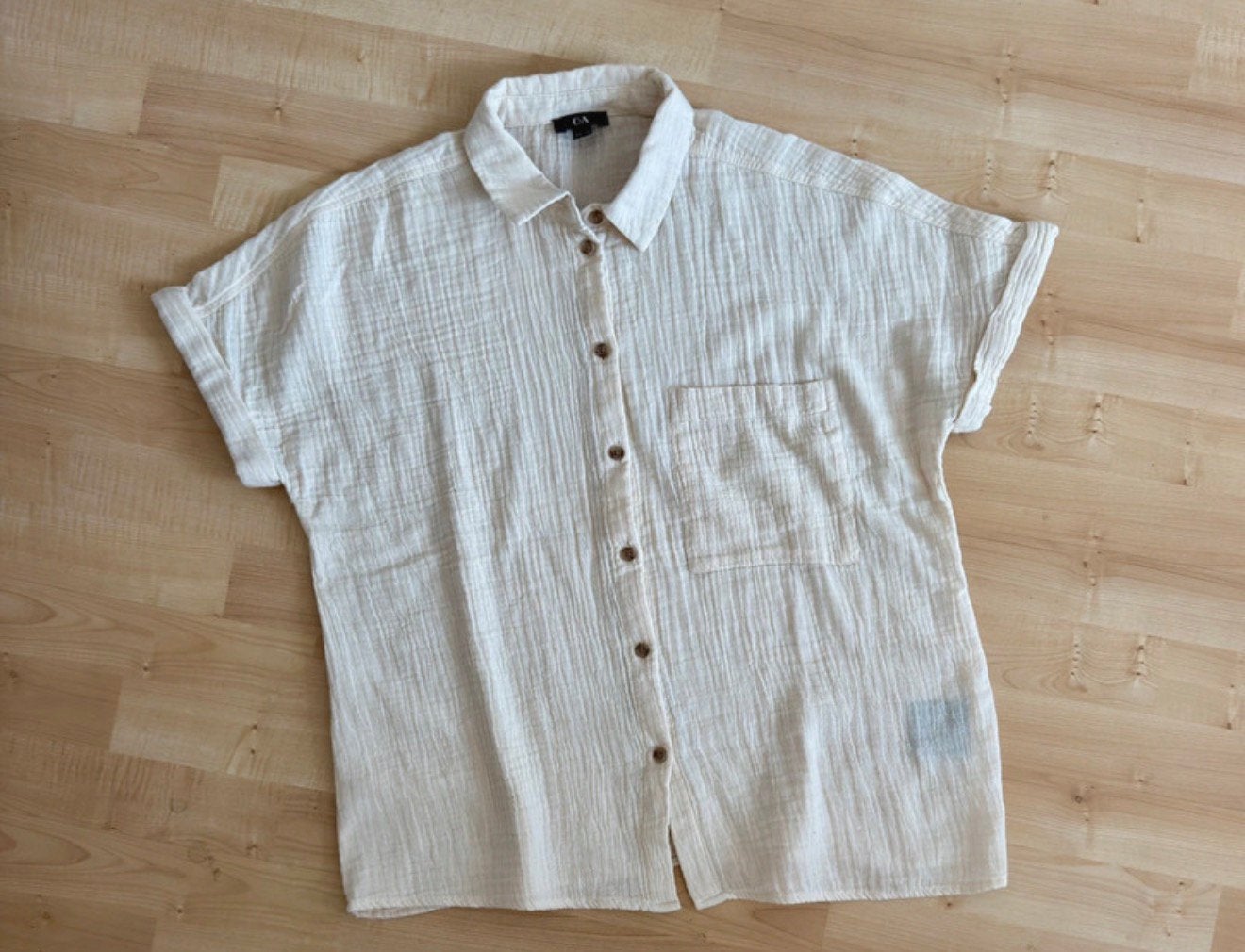 Nieuwe blouse van C&A, Ophalen of Verzenden, Nieuw, Maat 38/40 (M), Beige
