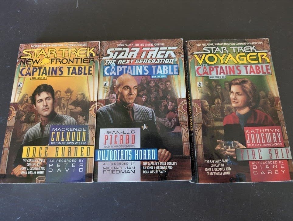 Star Trek - Captains Table 3x, Ophalen of Verzenden