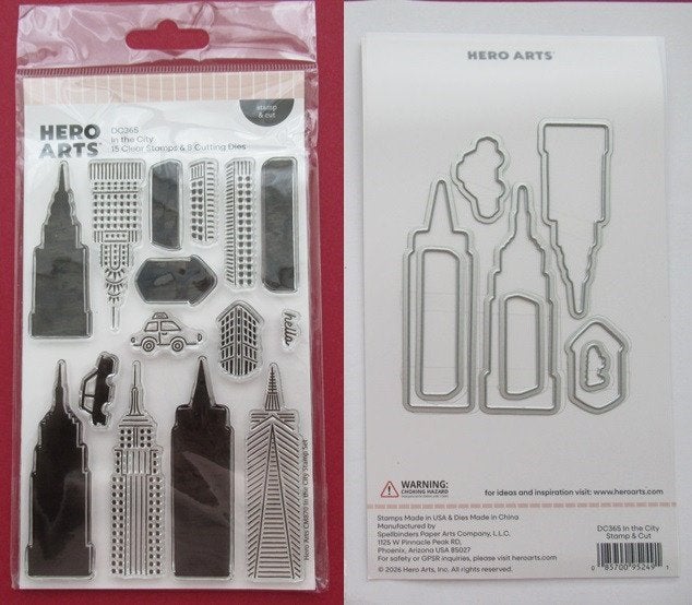 Hero Arts - In the City ( stempels+snijmallen), Ophalen of Verzenden, Nieuw, Overige thema's, Pons of Mal