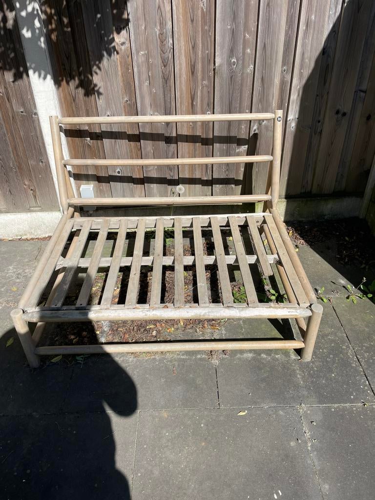 Tuinbankje teab, Ophalen, Gebruikt, Hout
