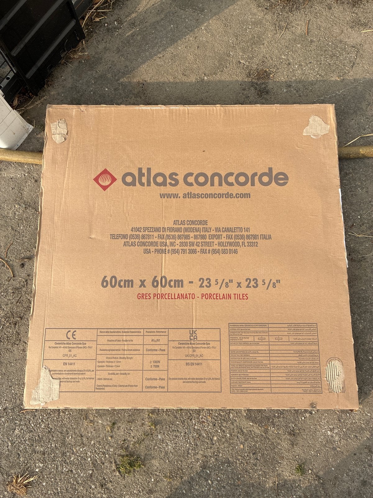 Atlas Concorde Boost White 60x60 cm porseleinen tegels, Ophalen, 60 cm of meer, Keramiek, Nieuw