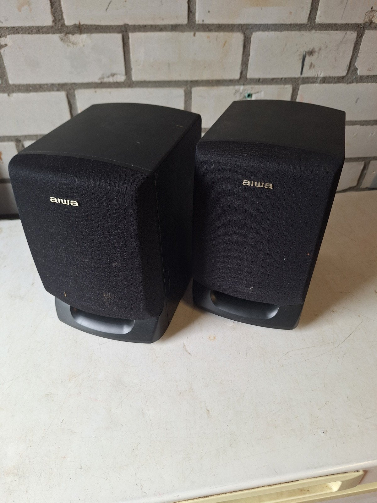 Setje aiwa speakertjes, Overige merken, Ophalen of Verzenden, Zo goed als nieuw, Minder dan 60 watt