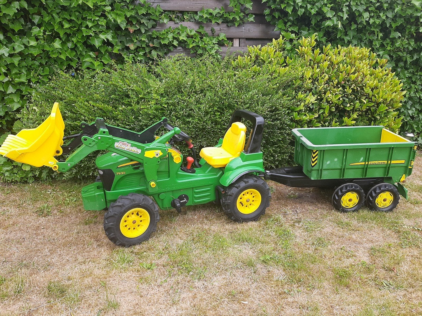 Traptrekker JohnDeere 7930 met luchtbanden en haak kipper, Ophalen of Verzenden, Overige merken
