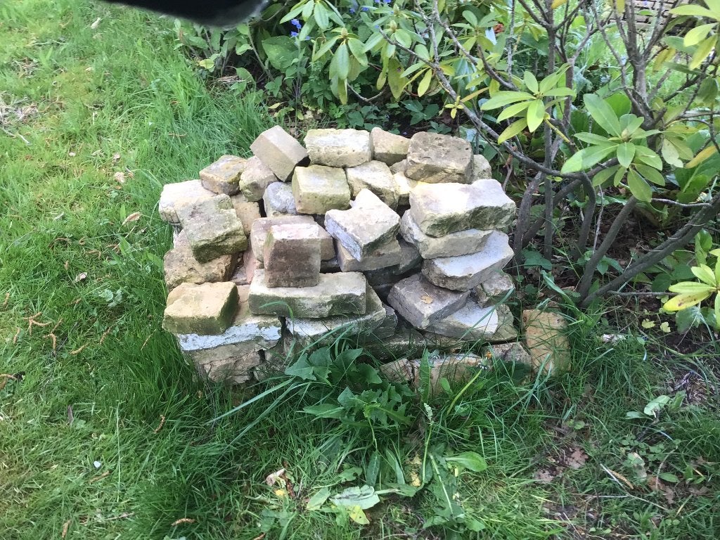 Friese geeltjes, Doe-het-zelf en Verbouw, Metselstenen, Ophalen, Gebruikt, Bakstenen