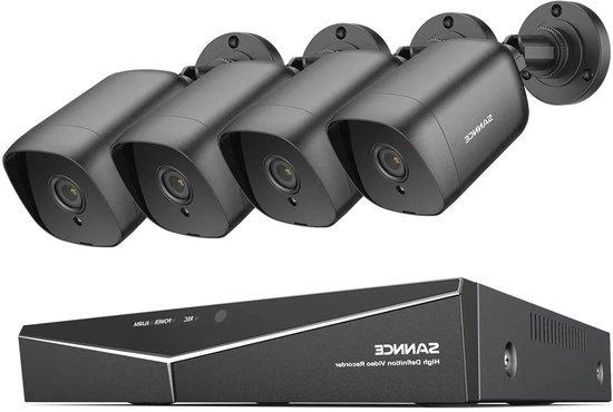 Sannce - Beveiligingscamerasysteem - 8CH 5MP - DVR Kit - Ope, Corvance B.V., Verzenden, Nieuw, Corvancebol@gmail.com