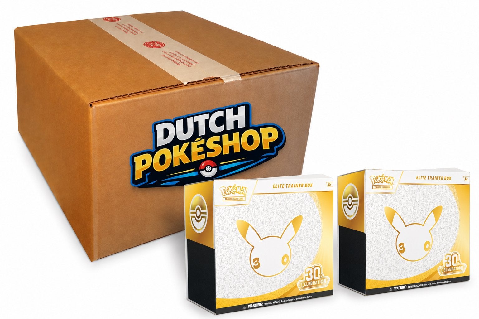 PRE-ORDER Pokémon 30th Celebrations ETB Case, Ophalen, Nieuw, Boosterbox