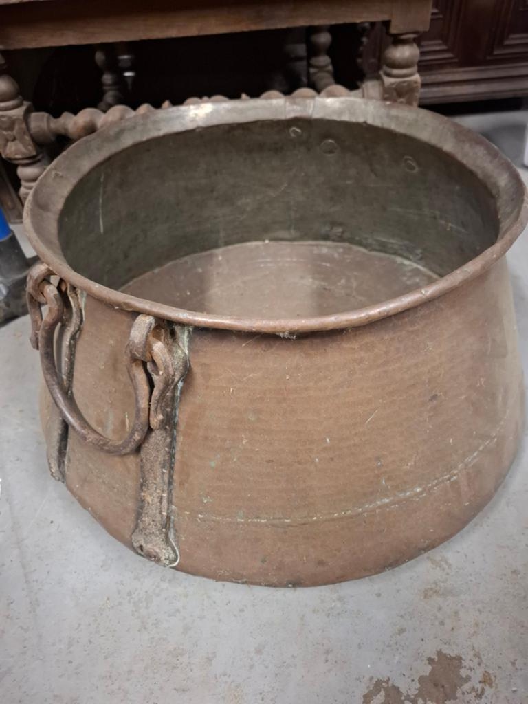 Oude koperen ketel, Antiek en Kunst, Antiek | Koper en Brons, Ophalen