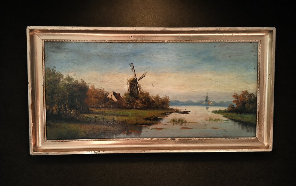 Horizon, Paneel, Realistisch, Ophalen of Verzenden, Olieverf