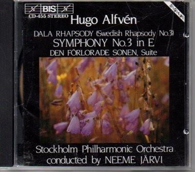 Alfvén: Symfonie nr.3, Rhapsodie nr.3, Suite / N.Järvi, Ophalen of Verzenden, Romantiek, Zo goed als nieuw, Orkest of Ballet