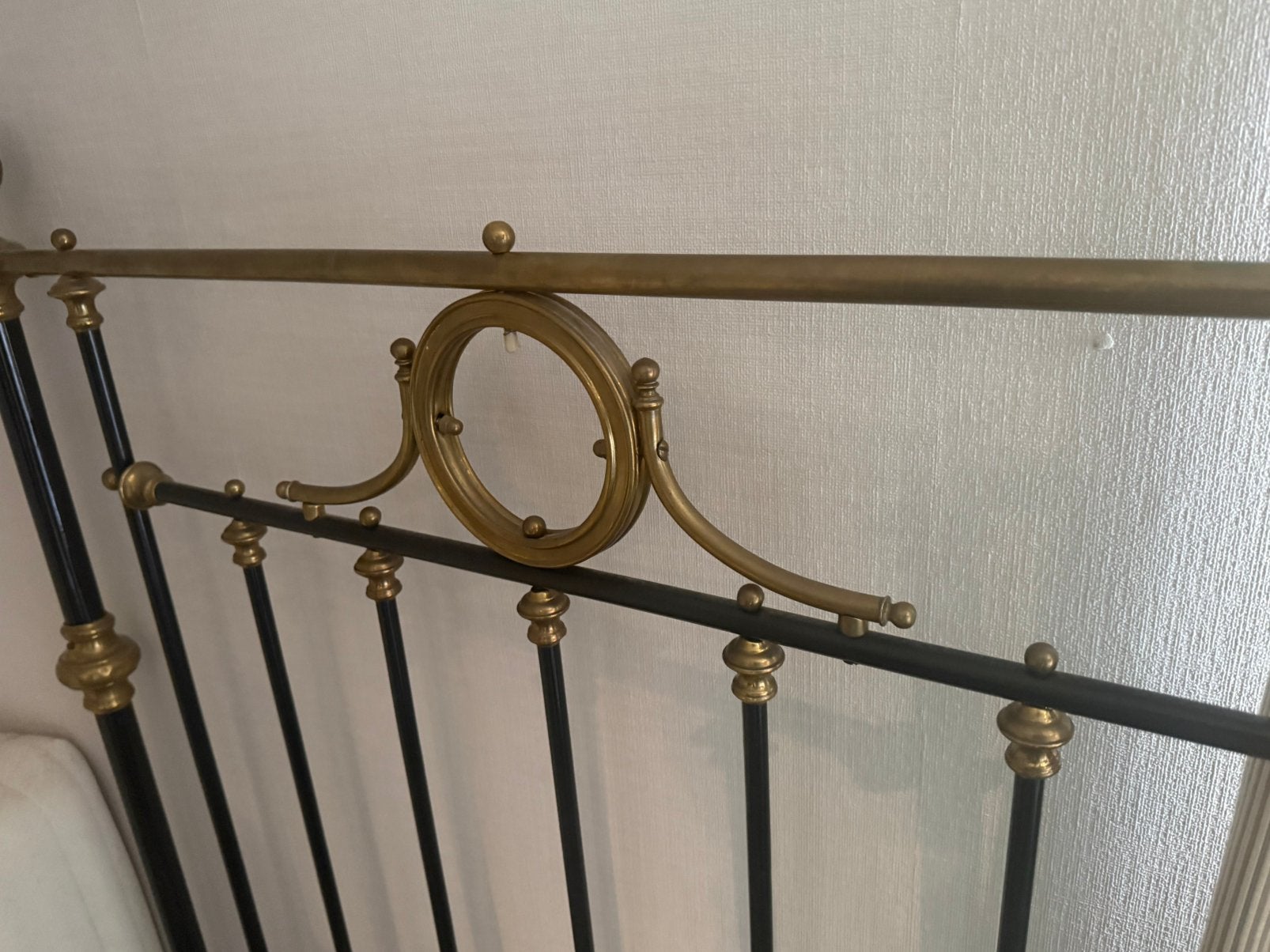 Gietijzeren Engels Bedframe (190x100cm)., Ophalen