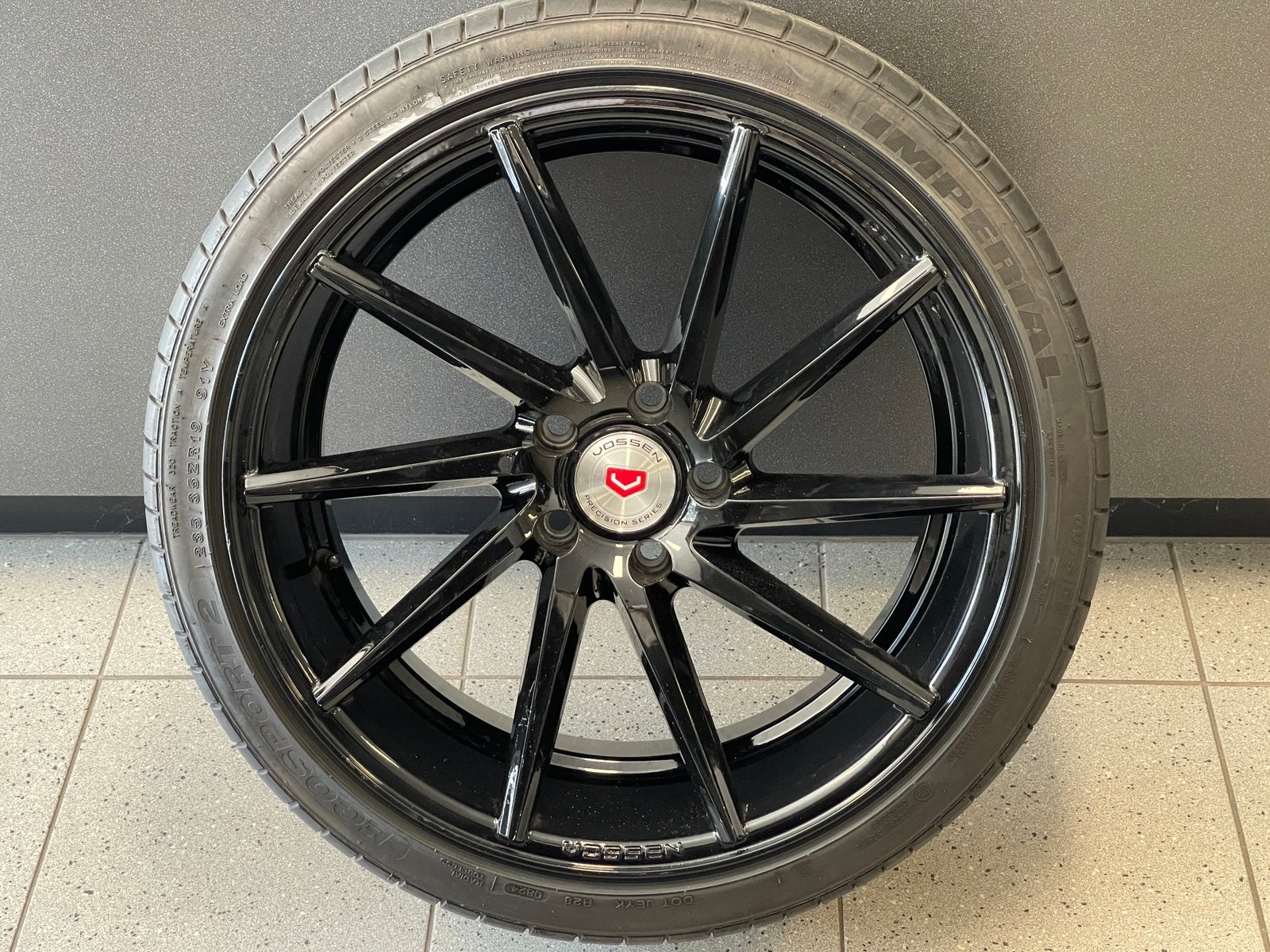 Vossen CVT 19” 5x112 ET40, Gebruikt, Velg(en), 235 mm, Zomerbanden