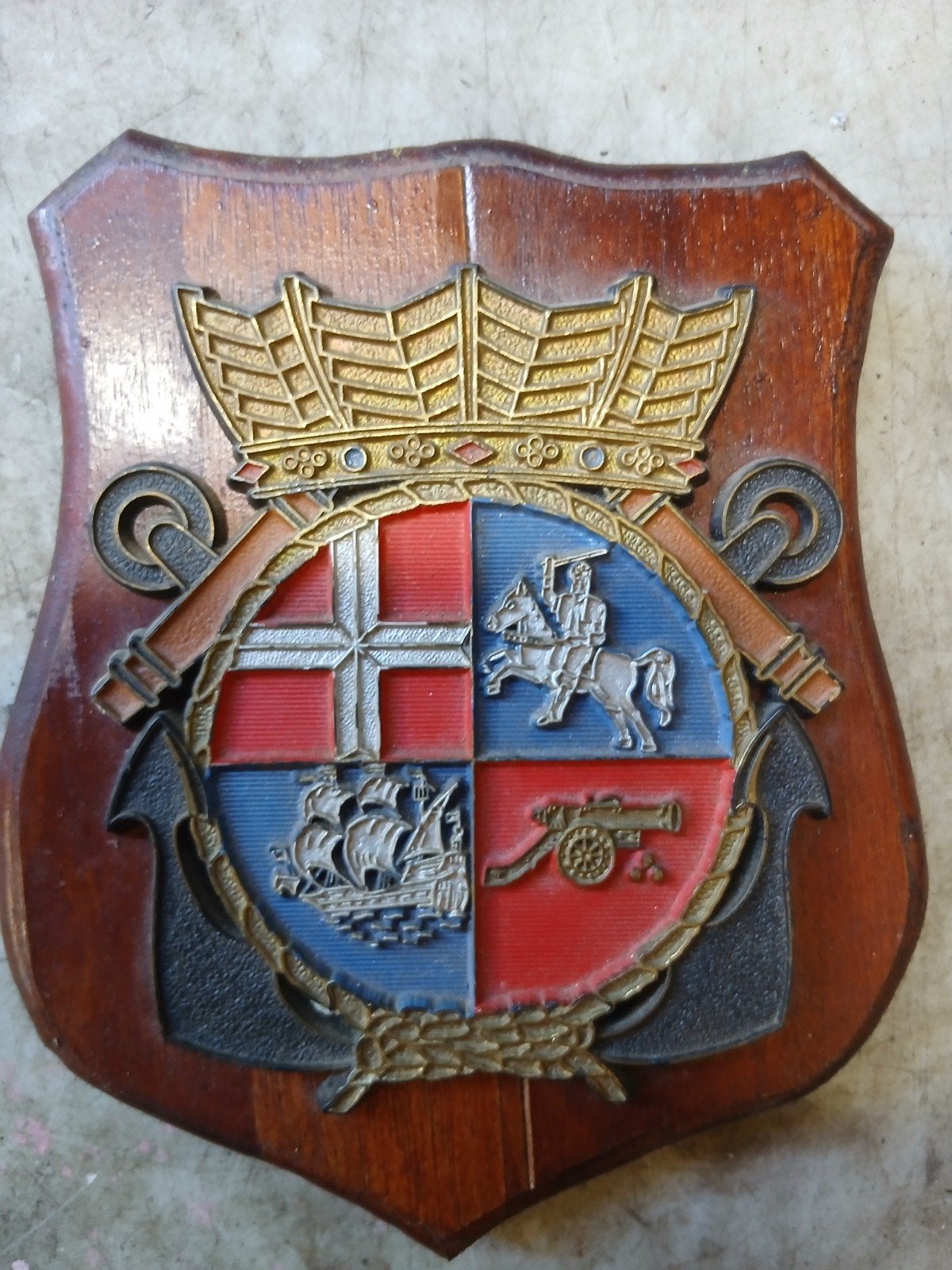 Vintage Marine Plaquettes: HR.MS. De Ruyter & Marine Museum, Verzamelen, Ophalen of Verzenden, Gebruikt