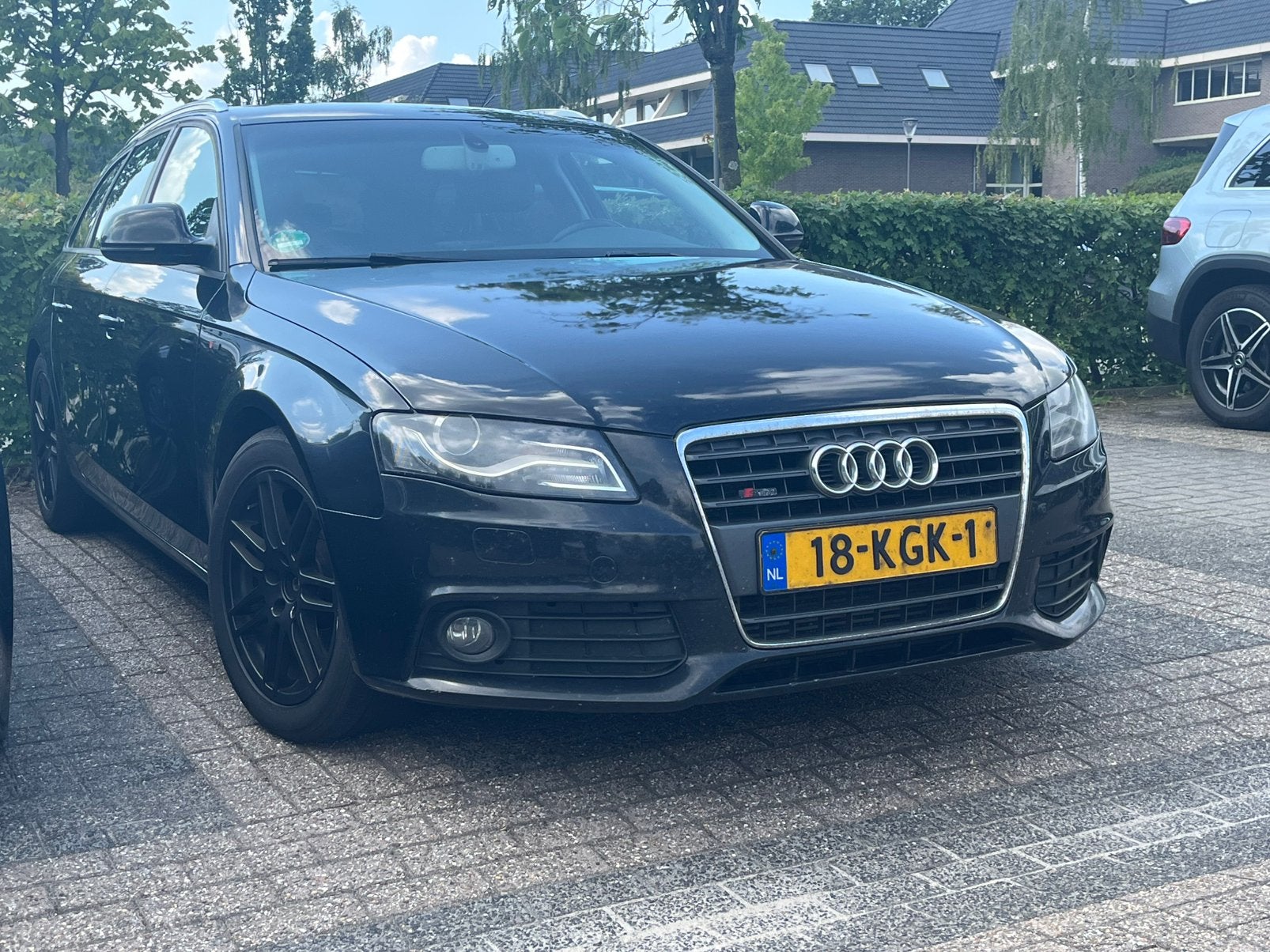 Audi A4 2.0 TDI Avant 2008 Zwart trekhaak/stoelverwarming, Voorwielaandrijving, A4, Zwart, Stationwagon