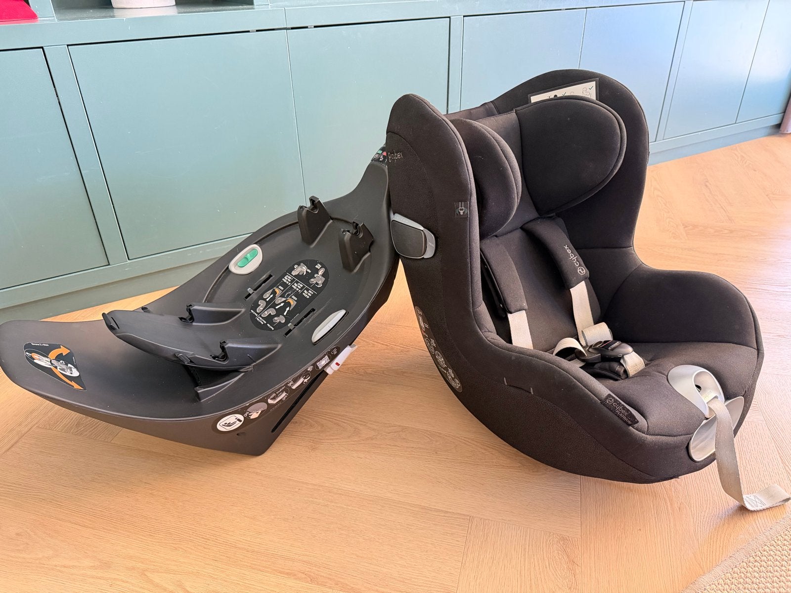 Cybex Sirona Z2 i-Size autostoel met Base, 0 t/m 18 kg, Verstelbare rugleuning, Zo goed als nieuw, Isofix