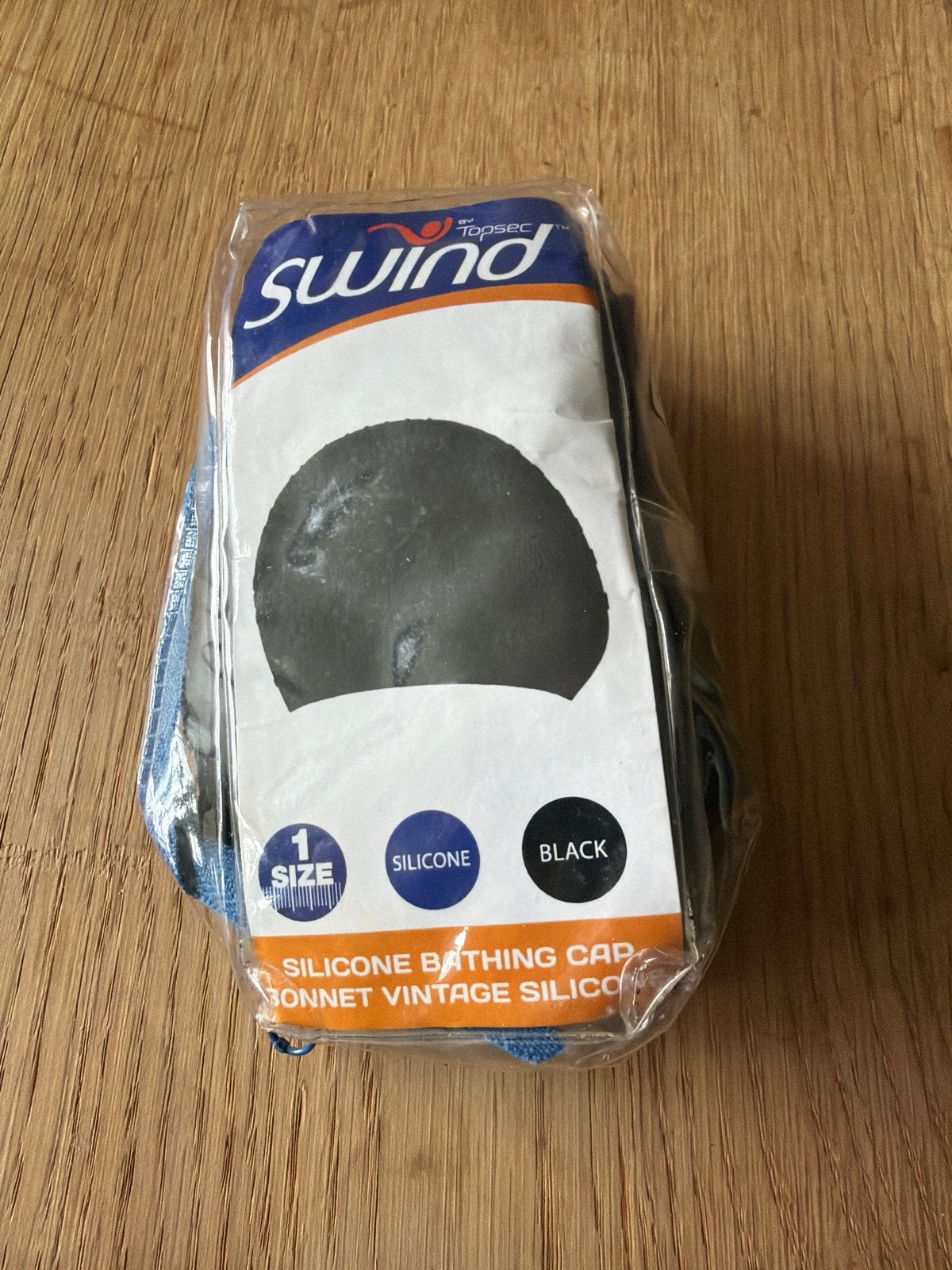 Swind siliconen badmuts - Zwart - One Size, Ophalen of Verzenden, Nieuw