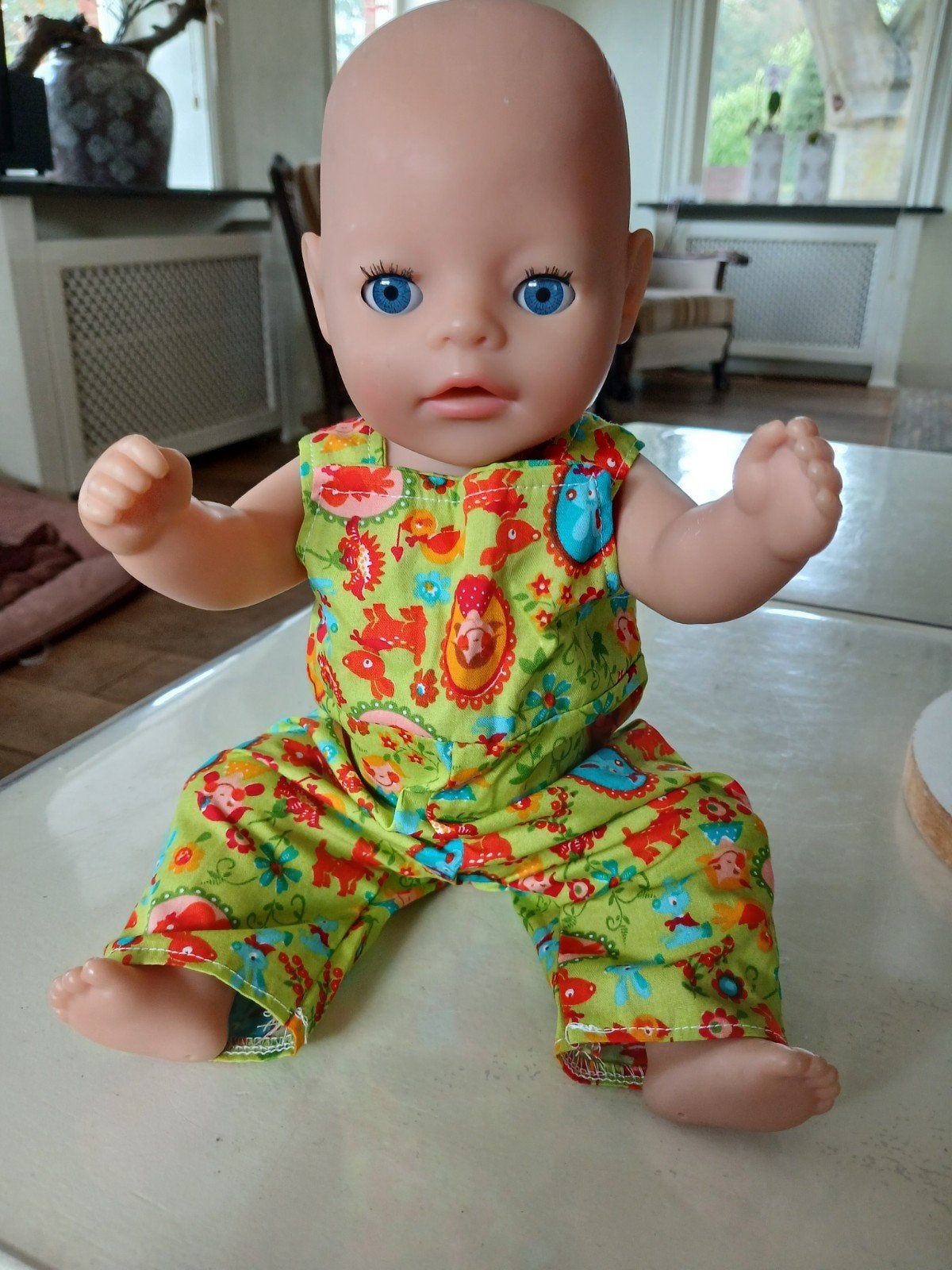 mooie jumpsuit baby born pop 36/38, Ophalen of Verzenden, Nieuw, Babypop