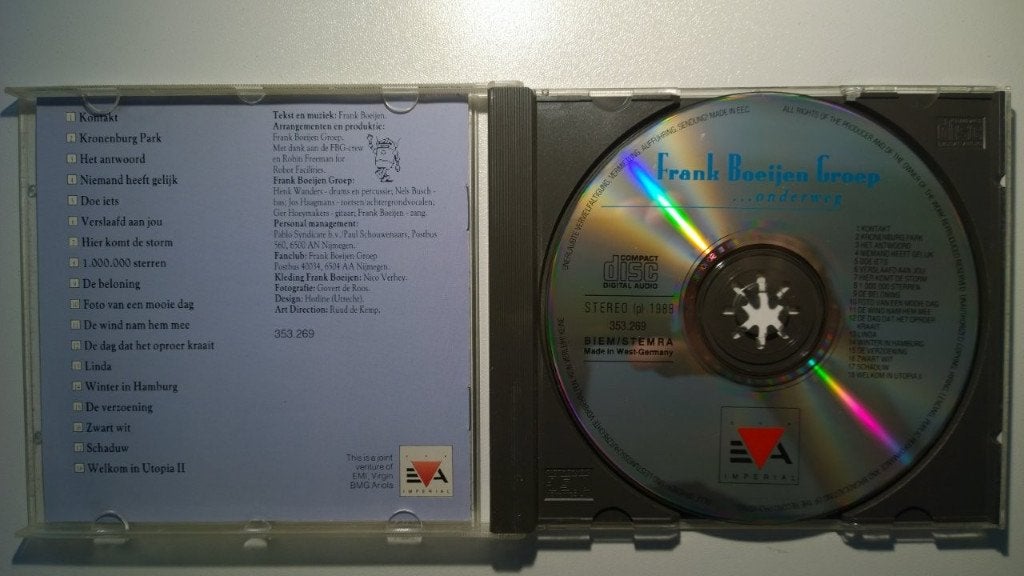 Frank Boeijen Groep - ...Onderweg, Cd's en Dvd's, Ophalen of Verzenden, Zo goed als nieuw, Pop, Album