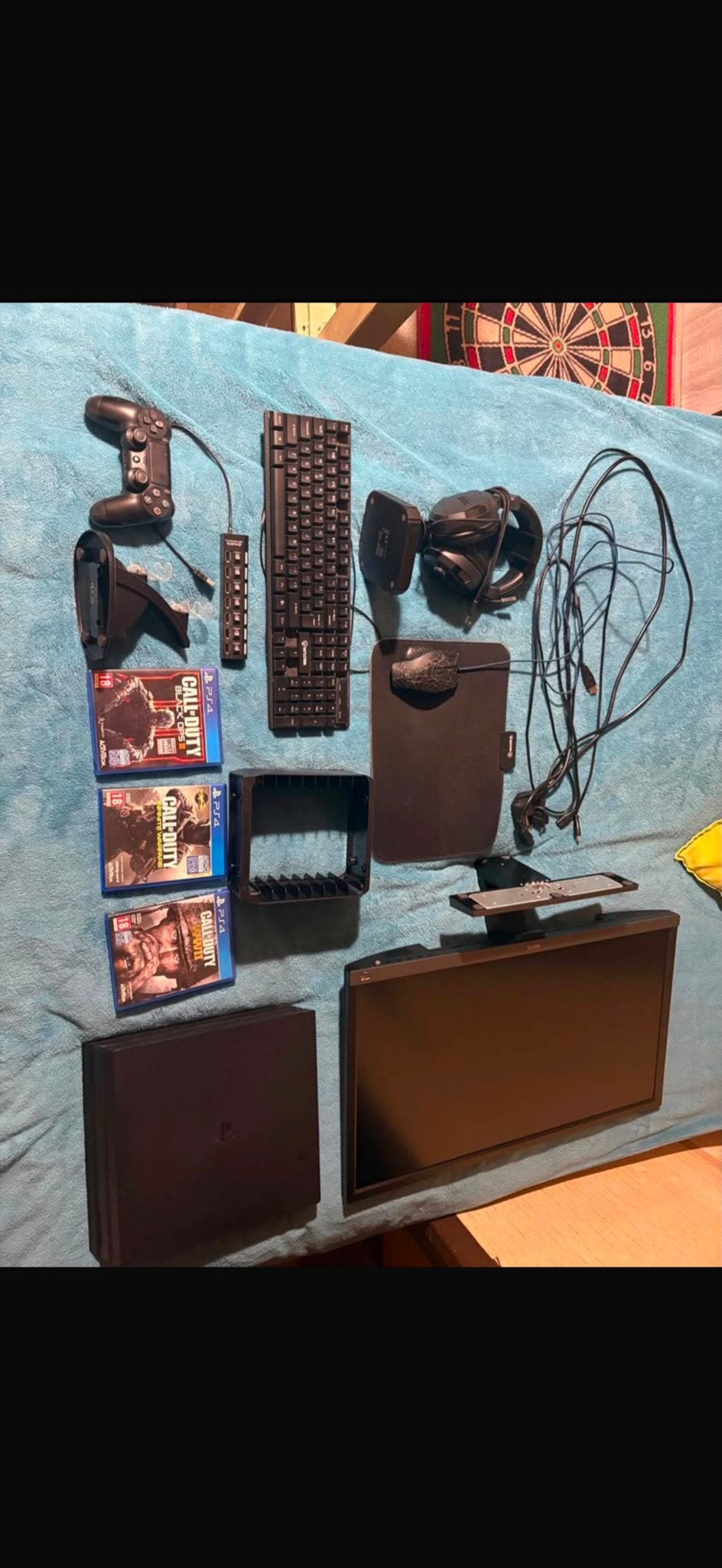 Complete PS4 Pro Gaming Setup - Direct Speelklaar!, Spelcomputers en Games, Ophalen, Gebruikt, Zwart, Met games