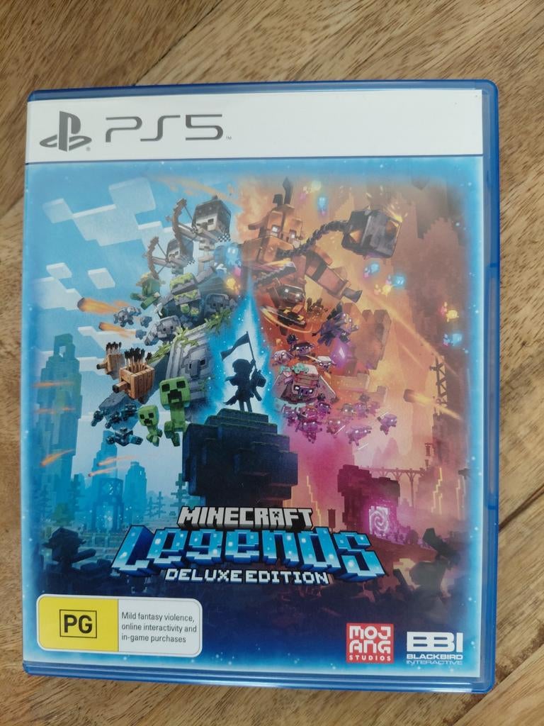 Minecraft Legends Deluxe Edition PS5 - Nieuwstaat, Online, Ophalen of Verzenden, Zo goed als nieuw, 3 spelers of meer