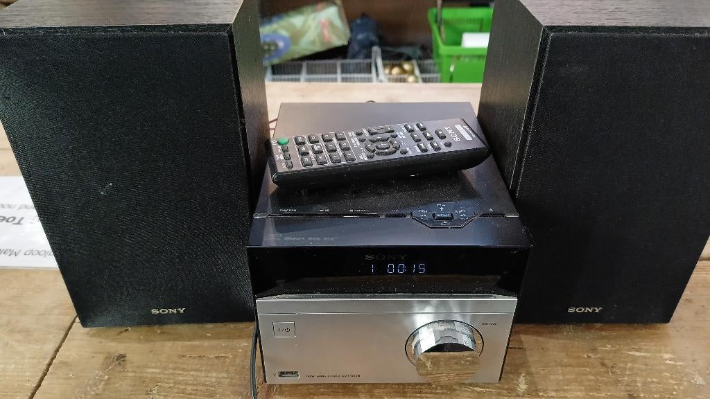 Sony HCD-S20B microset met speakers, Gebruikt, Tuner of Radio, Ophalen of Verzenden, Microset
