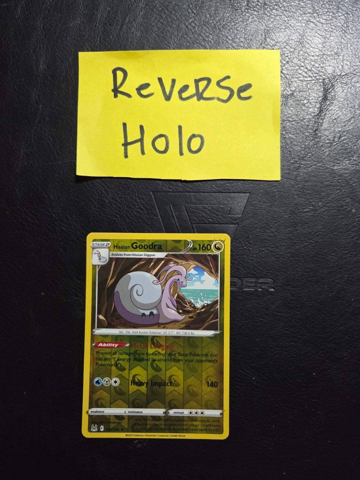 Hisuian goodra 134/196 Lost origin, Ophalen of Verzenden, Zo goed als nieuw