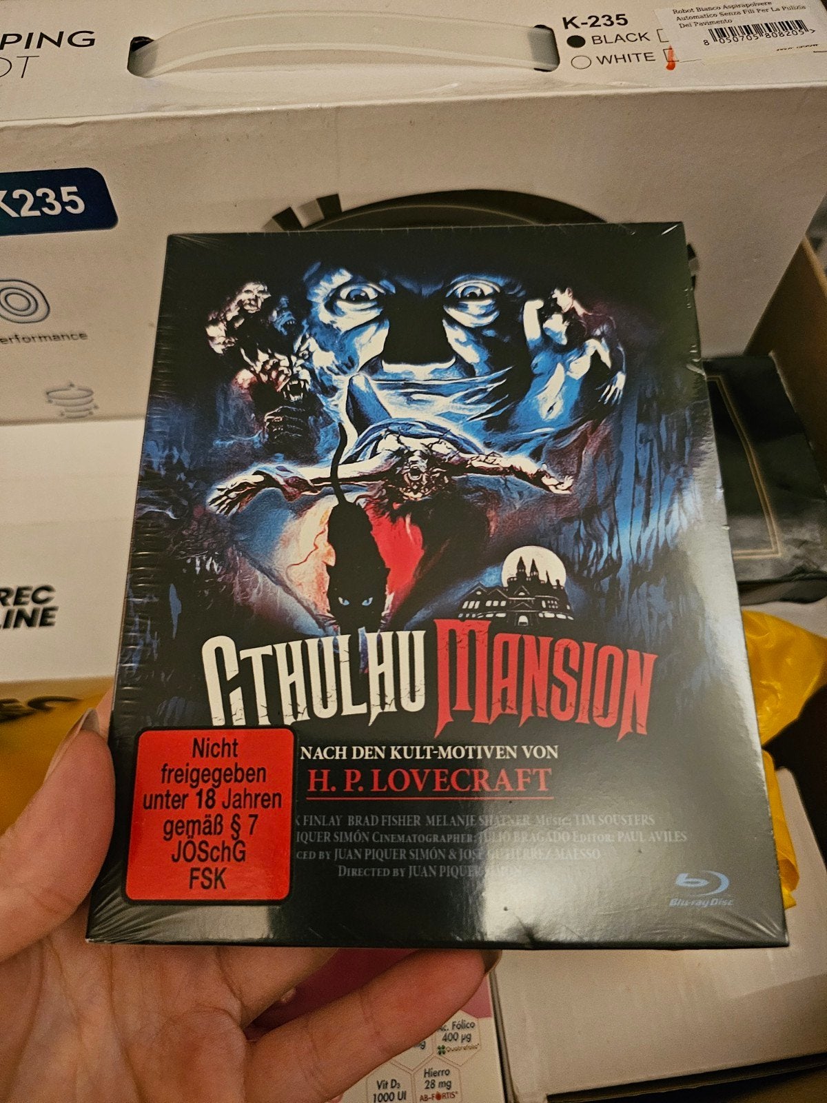 New & Sealed: Cthulhu Mansion Blu-Ray (German Import), Avontuur en Actie, Vanaf 18 jaar, 1 speler, Nieuw