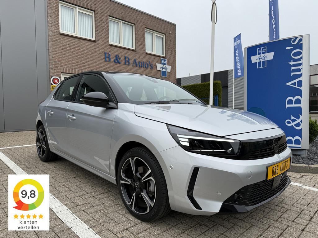 Opel Corsa 1.2 Turbo 100pk Ultimate l PANO-DAK l BLISS l CAM, Auto's, Opel, Voorwielaandrijving, 101 pk, Gebruikt, Leder en Stof