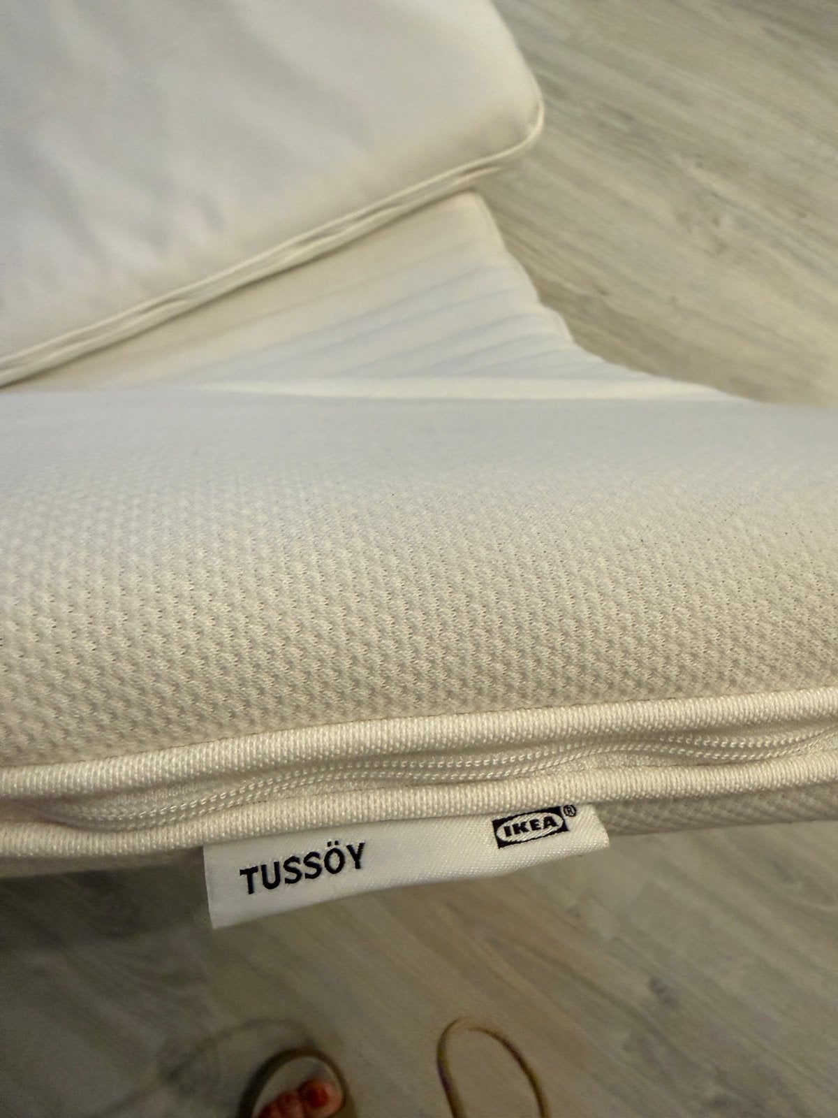 Matras topper  Ikea Tüssoy 90 x 200 cm., Ophalen, Zo goed als nieuw, Eenpersoons, 90 cm