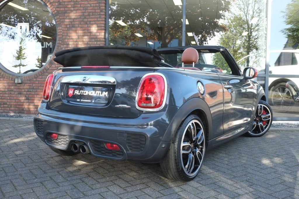 MINI Cabrio 2.0 John Cooper Works JCW AUT | Leder | ACC | He, Auto's, Mini, Automaat, 232 pk, Gebruikt, 4 cilinders