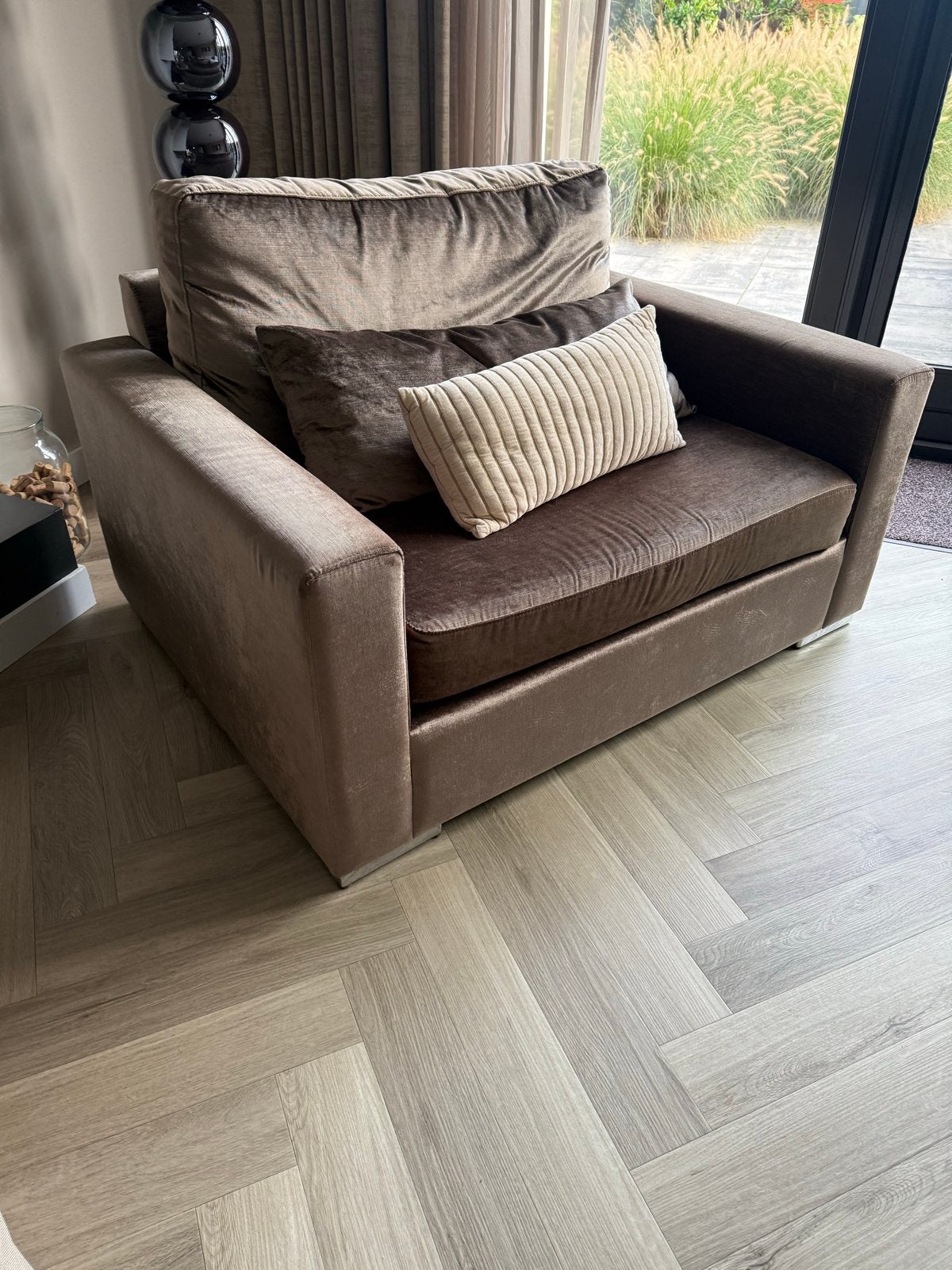 Comfortabele fauteuil - Zo goed als nieuw, Ophalen, Bruin, Zo goed als nieuw, Eén