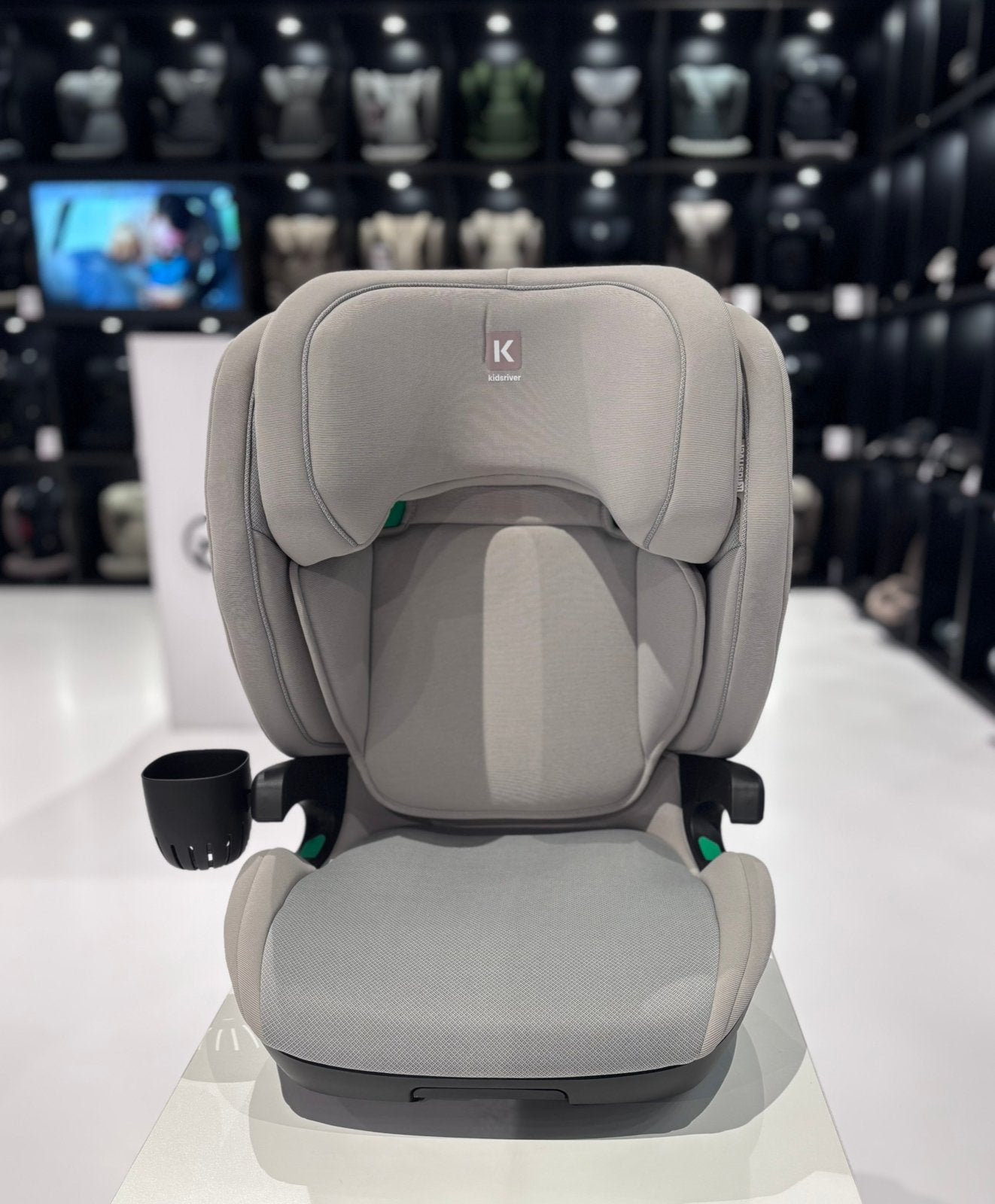 Kidsriver Omega-S autostoel Clay, Overige merken, Autogordel of Isofix, 15 t/m 36 kg, Verstelbare rugleuning