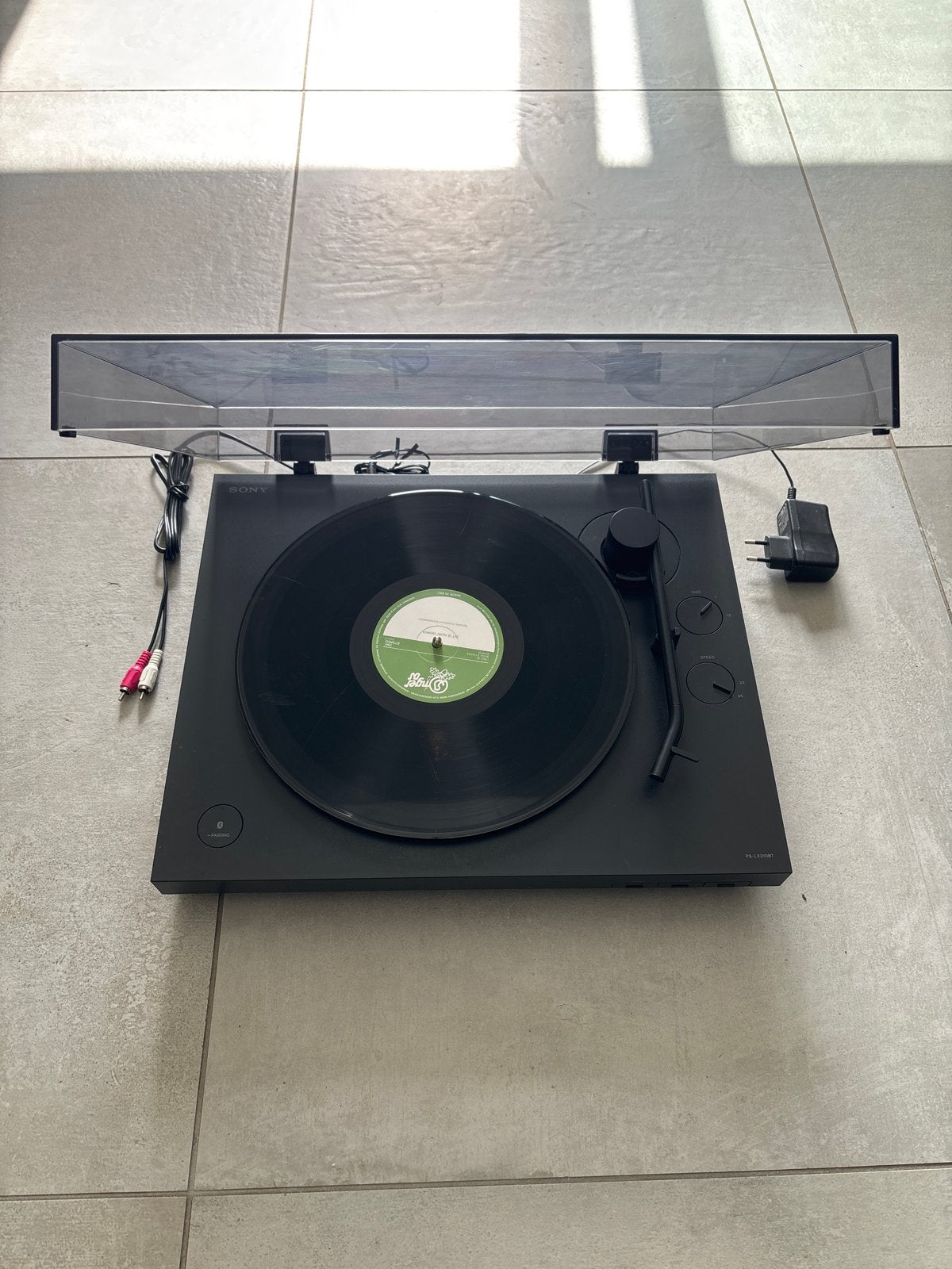 Sony PS-LX310BT Platenspeler met Bluetooth, Ophalen, Automatisch, Zo goed als nieuw, Platenspeler