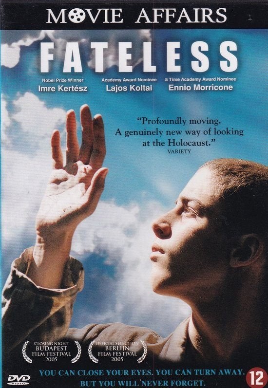 Fateless (2005) DVD Sorstalanság - Holocaust WW2 Drama, Alle leeftijden, Ophalen of Verzenden, Zo goed als nieuw, Overige gebieden
