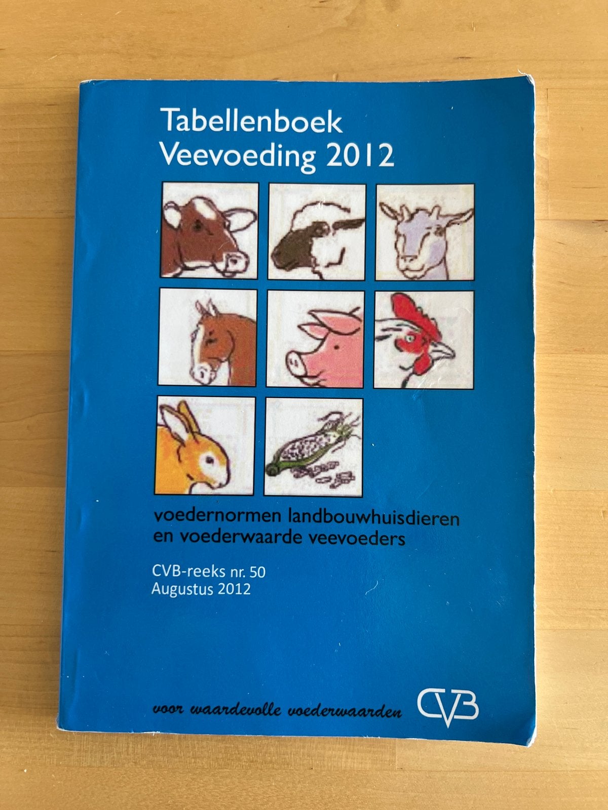 Tabellenboek Veevoeding 2012 - CVB-reeks nr. 50, Ophalen of Verzenden, Beta, Gelezen, MBO