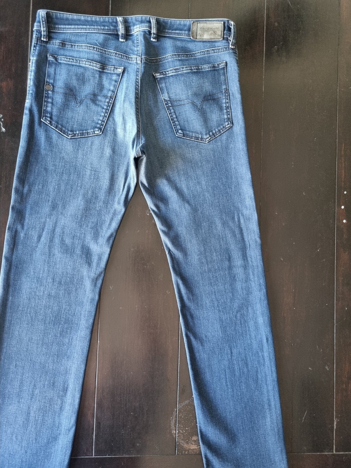 ZGAN CLASSIC DIESEL WAYKEE STRAIGHT STRETCH JEANS SIZE 33/32, Diesel, Blauw, Ophalen of Verzenden, Zo goed als nieuw