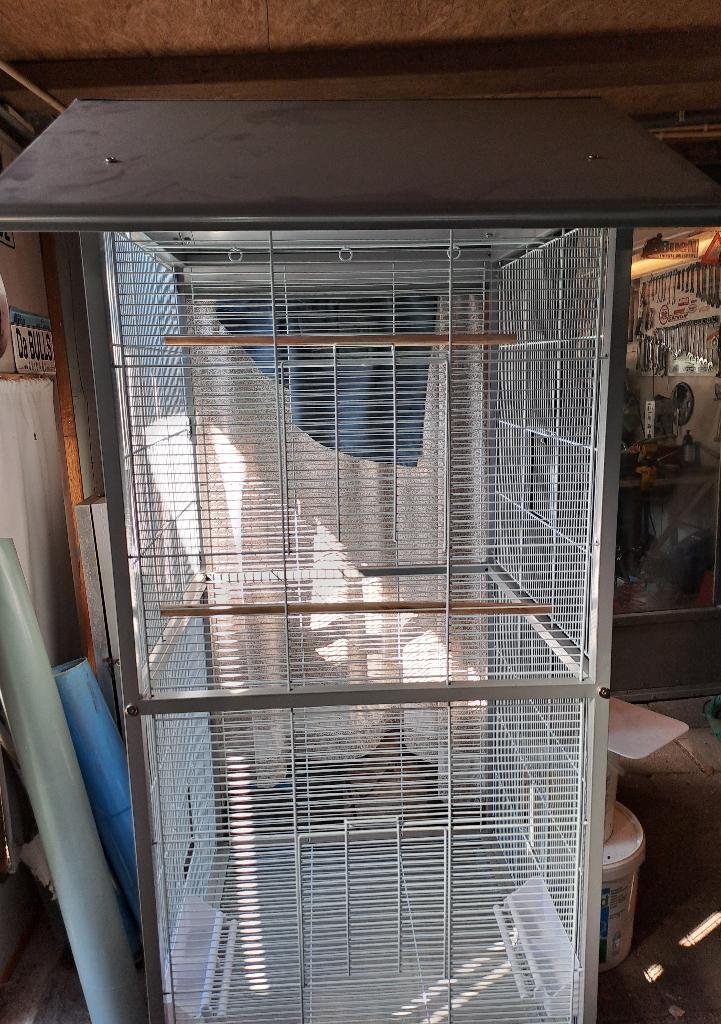 vogelkooi verrijdbaar nieuw, Ophalen, Nieuw, Metaal, Vogelkooi
