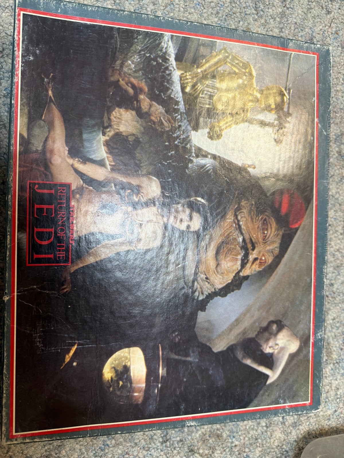 Vintage Star Wars Return of the Jedi Puzzel (100 stukjes), Ophalen of Verzenden, Gebruikt