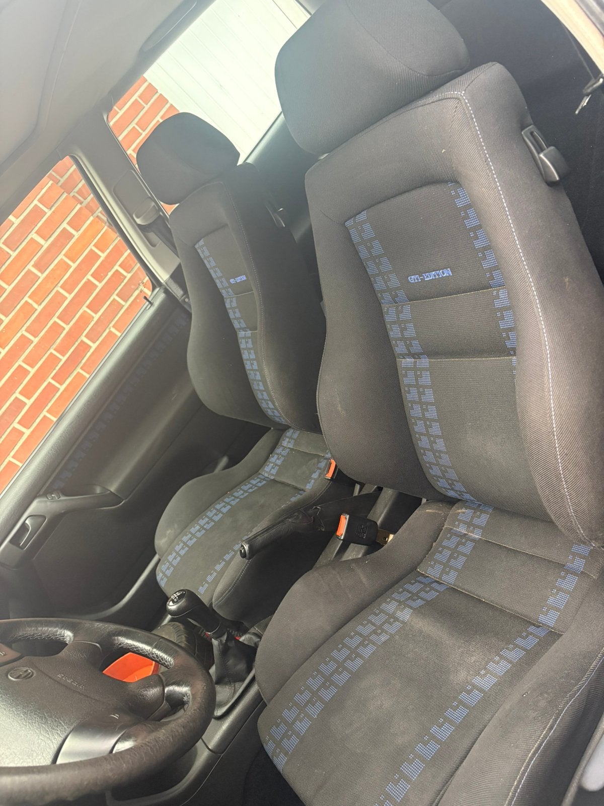 Golf 3 gti edition blauw recaro interieur incl deurpanelen., Auto-onderdelen, Ophalen, Gebruikt, Volkswagen