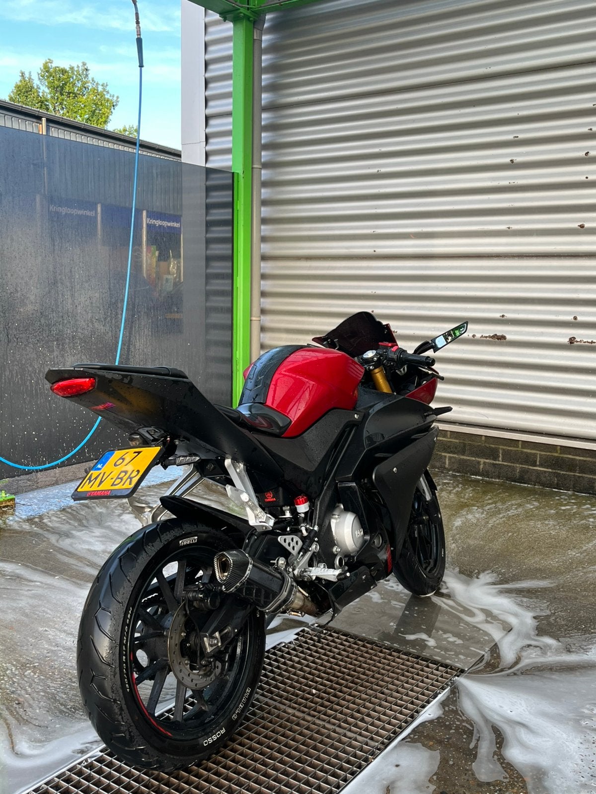 Yamaha r125 2017, Motoren, Ophalen