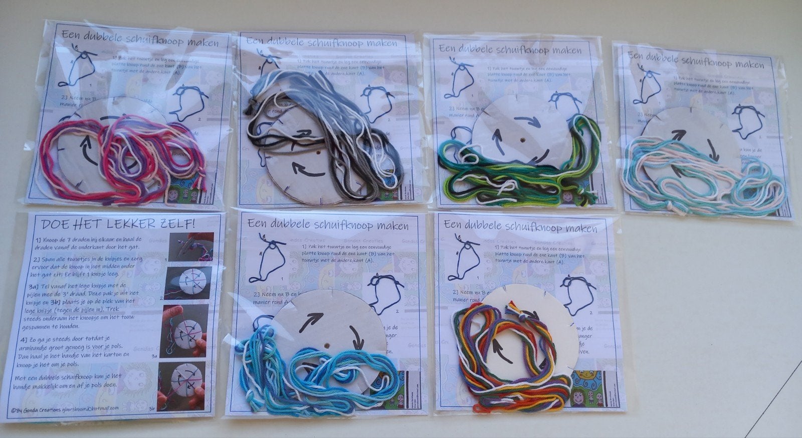 Gondas Creaties "DOE HET LEKKER ZELF" pakket armbandje maken, Ophalen of Verzenden, Nieuw