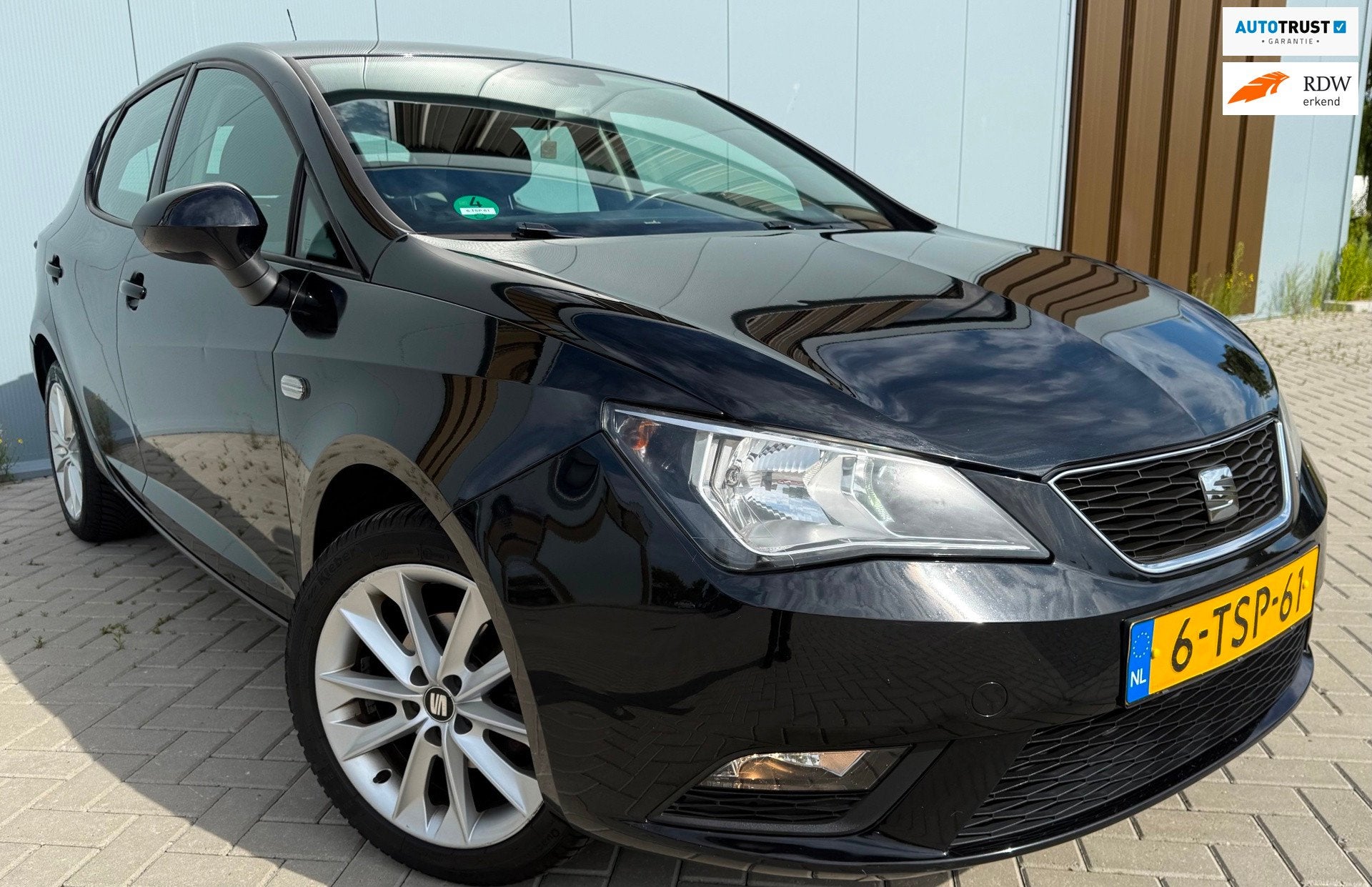 Seat Ibiza 1.2 TSI Style/CarPlay/NAP/Cruise control/Parkeers, Auto's, Seat, Voorwielaandrijving, Euro 5, Zwart, 995 kg