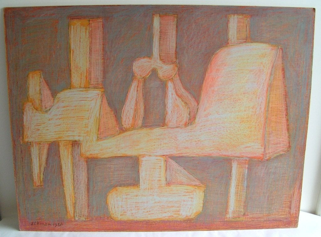 Hubert Bekman afbl vogel bijzonder fraai NHS (Acrylverf)1968, Ophalen of Verzenden