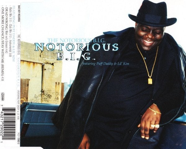 NOTORIOUS BIG CD SINGLE NOTORIOUS BIG + PUFF DADDY + LIL KIM, 6 singles of meer, Ophalen of Verzenden, Zo goed als nieuw, Pop