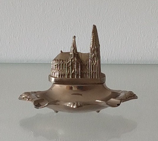 vintage Kolner Dom kathedraal asbakje, volgnr 4, Ophalen of Verzenden, Zo goed als nieuw, Asbak