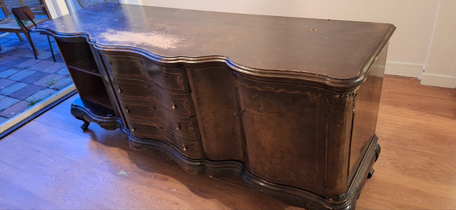oud kassa dressoir, Ophalen, Gebruikt, 50 tot 100 cm, 125 cm of meer