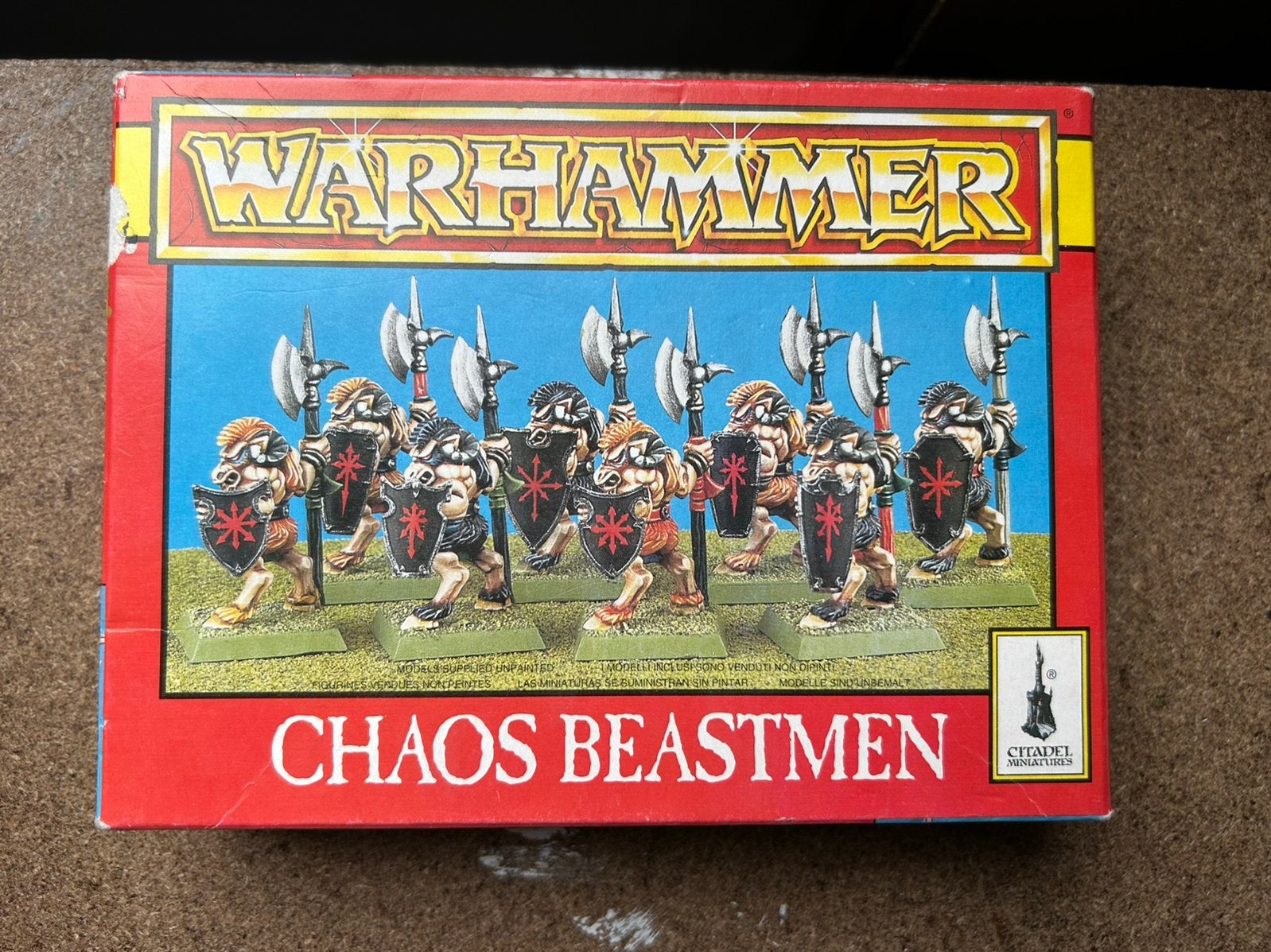 Warhammer - Chaos Beastmen, Hobby en Vrije tijd, Wargaming, Ophalen of Verzenden, Zo goed als nieuw, Warhammer